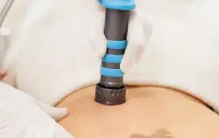 Shockwave Therapy being performed by Marine City MI Chiropractor