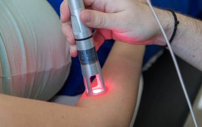 Laser treatment for tennis elbow