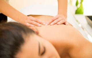 Young woman having a relaxing massage